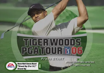 Tiger Woods PGA Tour 06 screen shot title